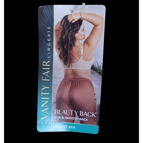 Vanity Fair Beauty Back Bra #71380 Size 42G Damask Neutral Beige No Underwire - Picture 6 of 7